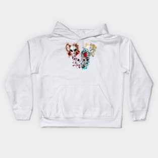 Demon Boy Cat Mask Kids Hoodie